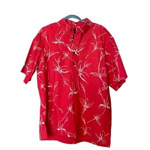 Men’s sig zane aloha shirt handmade in hawaii. Rare find 100% cotton. Plumeria